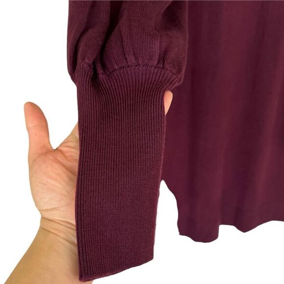 Vince Camuto Balloon Sleeve Knit Sweater Dress - Size Small - Picture 4 of 8